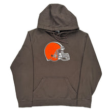  Cleveland Browns Nfl Graphic Hoodie - Large Brown Cotton