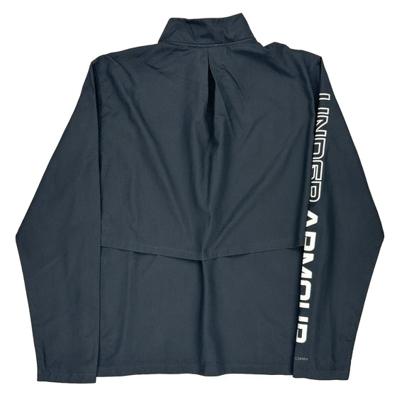 Under Armour Track Jacket - Medium Black Polyester