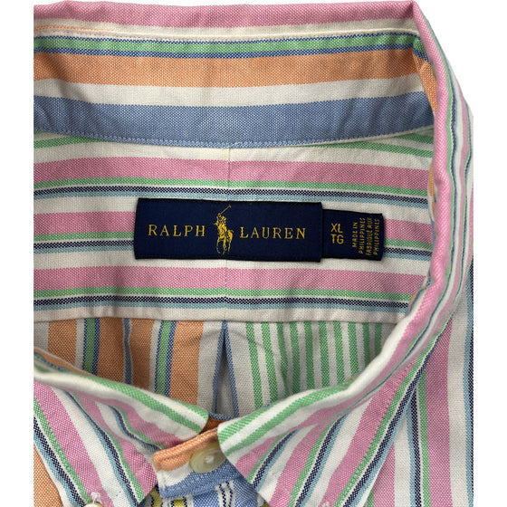 Ralph Lauren Striped Shirt - XL - Multicoloured Cotton