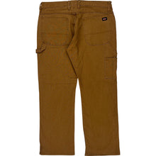  Dickies Carpenter Trousers - 36W 29L - Brown Cotton Blend