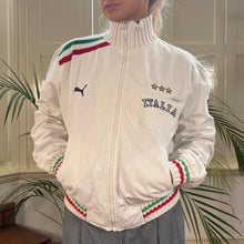  Vintage white Italia Puma Zip Up - womens small