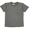 Nike Logo Pocket T-Shirt - Small - Grey Cotton