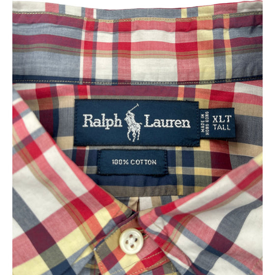 Ralph Lauren Plaid Shirt - XLT - Multicoloured Cotton