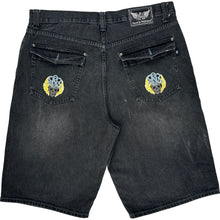  Rock & Republic Denim Shorts - 42W 14L - Black Cotton Blend