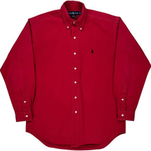  Ralph Lauren Blake Shirt - Medium - Red Cotton