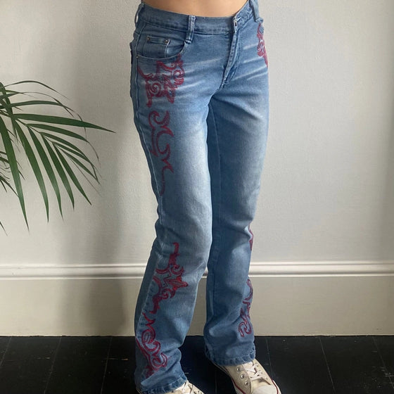 Vintage blue Best Woman Jeans - womens 28" waist