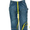 Carhartt Relaxed Fit Carpenter Jeans - 33W 32L - Blue Cotton Blend