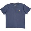 Carhartt K87 Loose Fit Pocket T-Shirt - Large - Blue Cotton