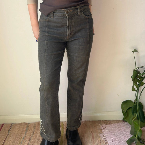 Vintage grey Dolce & Gabbana Jeans - womens 34" waist