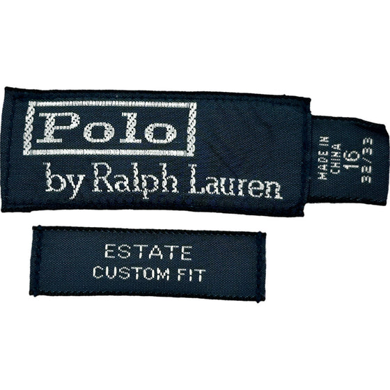 Polo Ralph Lauren Estate Custom Fit Checkered Shirt - Large - Purple Cotton