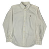 Ralph Lauren Shirt - Medium White Cotton