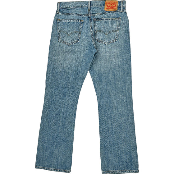 Levi Strauss 527 Bootcut Jeans - 34W 32L - Blue Cotton