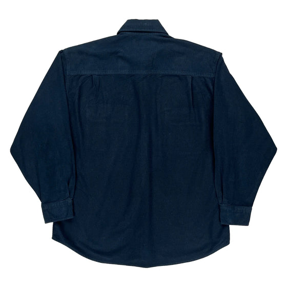 Levis Shirt - Medium Navy Cotton