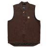 Carhartt Tall Gilet - Large Brown Cotton Blend