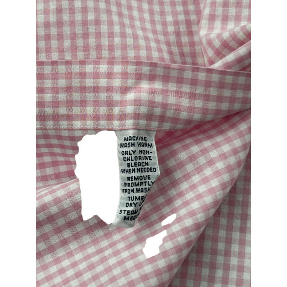 Ralph Lauren Blake Gingham Shirt - 3XL - Pink Cotton