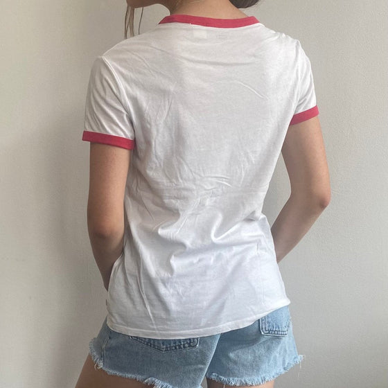 Vintage white Levis T-Shirt - womens small