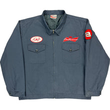  Chase Authentics Budweiser Racing Jacket - X-Large - Blue Cotton