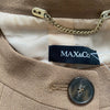 Vintage beige Max & Co Jacket - womens x-small