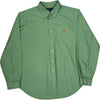 Ralph Lauren Classic Fit Check Shirt - XL - Green Cotton