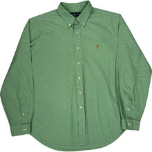  Ralph Lauren Classic Fit Check Shirt - XL - Green Cotton