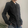 Vintage black Diesel Jacket - womens large