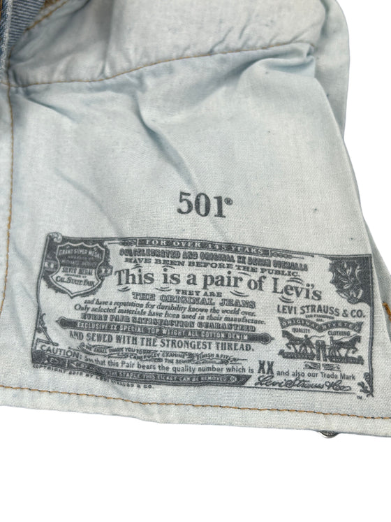 Levis 501 Jeans - W38 L30 Blue Denim