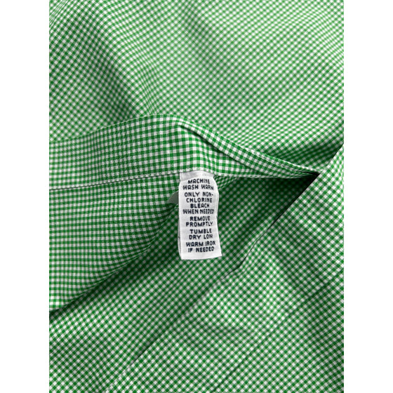 Ralph Lauren Classic Fit Check Shirt - XL - Green Cotton