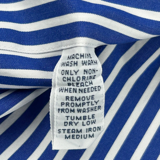 Ralph Lauren Striped Shirt - 2XL Blue Cotton