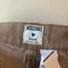 Vintage brown Moschino Jeans Mini Skirt - womens 24" waist