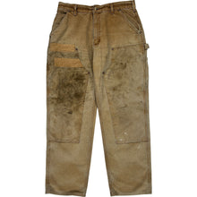  Carhartt Workwear Double Knee Carpenter Trousers - 32W 31L - Brown Cotton