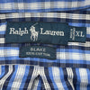 Blake Ralph Lauren Checked Shirt - XL Blue Cotton