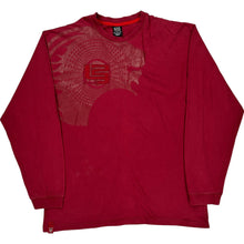  Nike Graphic Long Sleeve T-Shirt - XL - Red Cotton