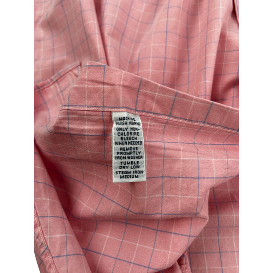 Ralph Lauren Yarmouth Check Shirt - Large - Pink Cotton