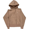 Champion Reverse Weave Hoodie - Small - Beige Cotton