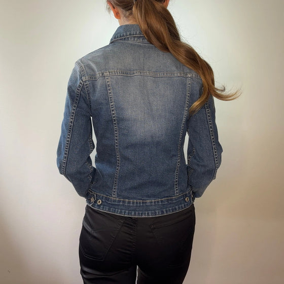 Vintage blue Diesel Denim Jacket - womens small