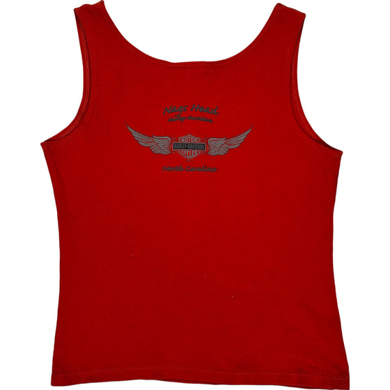 Harley-Davidson Tank Top - Large - Red Cotton