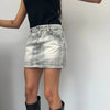 Vintage grey Only Denim Skirt - womens 31" waist