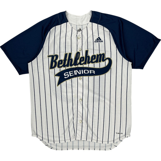 Adidas Bethlehem Senior Jersey - Small - White Polyester