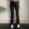 Vintage black Versace Trousers - womens 28" waist