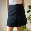 Vintage navy Benetton Mini Skirt - womens 28" waist