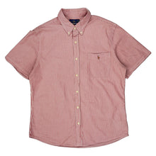  Ralph Lauren Slim Fit Short Sleeve Shirt - XL Red Cotton