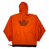 3 Stripes Adidas Jacket - Medium Orange Polyamide