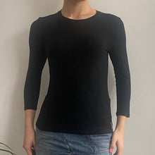  Vintage black Armani Jeans Long Sleeve T-Shirt - womens medium