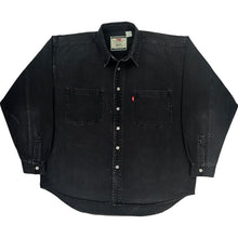  Levis Denim Shirt - Large - Black Cotton