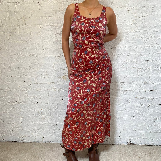 Vintage red Unbranded Maxi Dress - womens medium