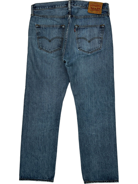 Levis 501 Jeans - W34 L30 Blue Cotton