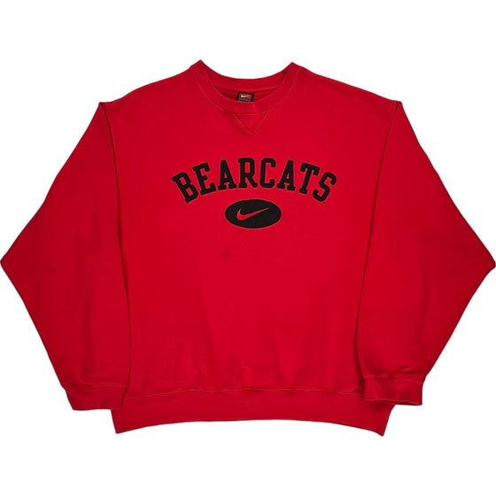 Nike Bearcats Sweatshirt - XL - Red Cotton