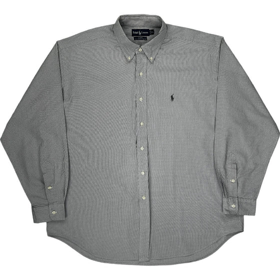 Ralph Lauren Blake Check Shirt - XL - Grey Cotton