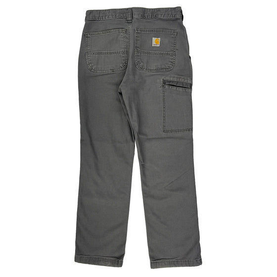 Carhartt Trousers - 26W UK 6 Grey Cotton Blend