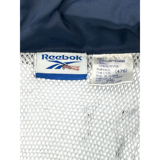 Reebok Track Jacket - 2XL - Navy Nylon